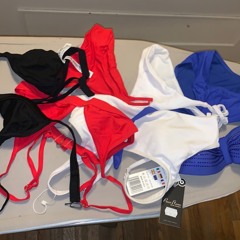 NEVER WORN XS/S BIKINIS. Everything for $12.